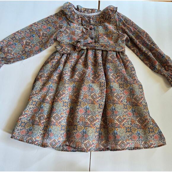 Pippa and Julie Flowy Bohemian Dress Size 5T - Picture 1 of 11